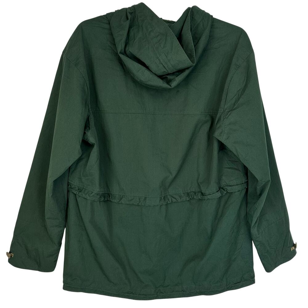J. Crew Cotton-Nylon Survey Parka Green BE364 Mens Size L - Picture 9 of 14
